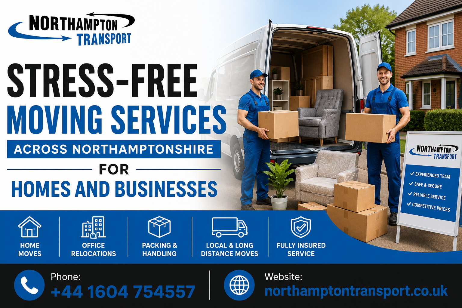 You are currently viewing Stress-Free Moving Services Across Northamptonshire for Homes and Businesses